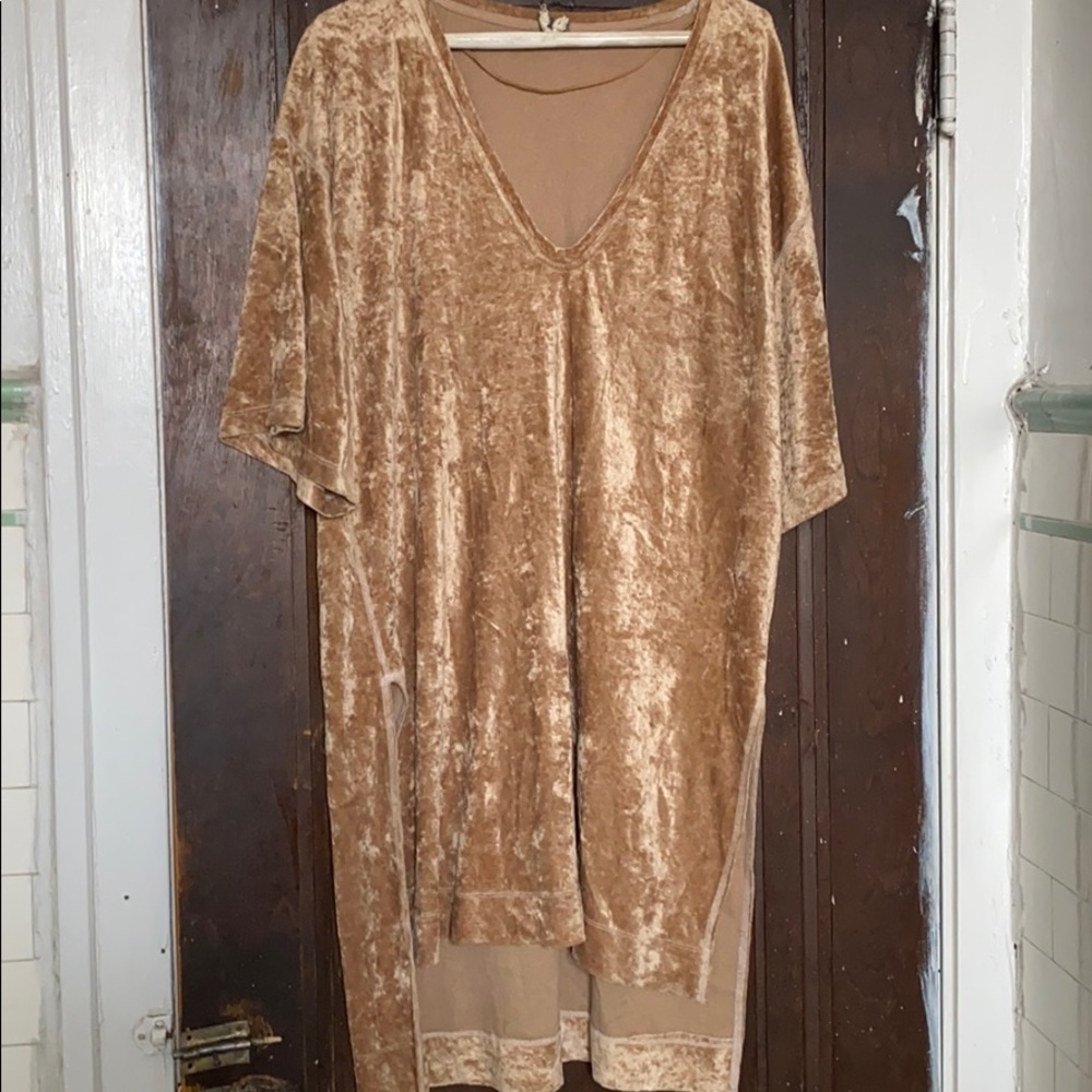 Free People High Low Tunic Velvet